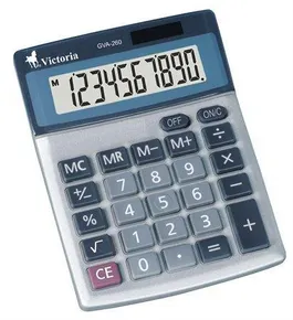 Taschenrechner, Desktop, 10-stelliges Display, VICTORIA GVA-260